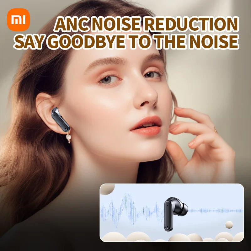 XIAOMI E18 Pro Bluetooth5.4 Fones de ouvido com cancelamento de ruído para jogos, fone de ouvido esportivo à prova d'água, TWS fones de ouvido intra-auriculares com microfone